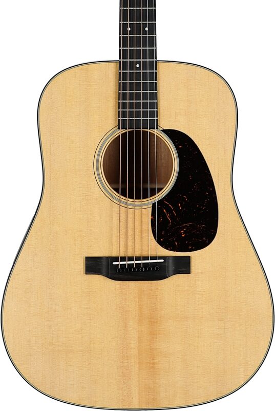 Martin D-18 Satin Acoustic Guitar (with Case), Natural, Serial Number M2888612, Body Straight Front