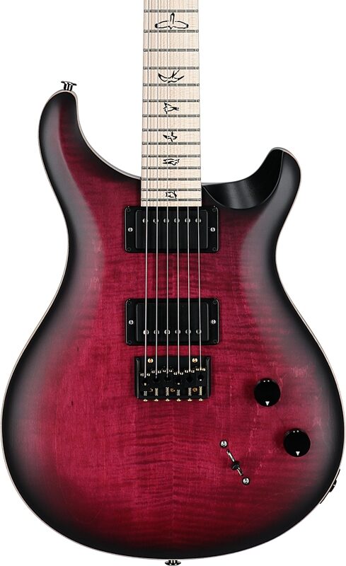 PRS Paul Reed Smith Dustie Waring CE 24 Hardtail Limited Edition Electric Guitar (with Gig Bag), Waring Burst, Serial Number 0393567, Body Straight Front