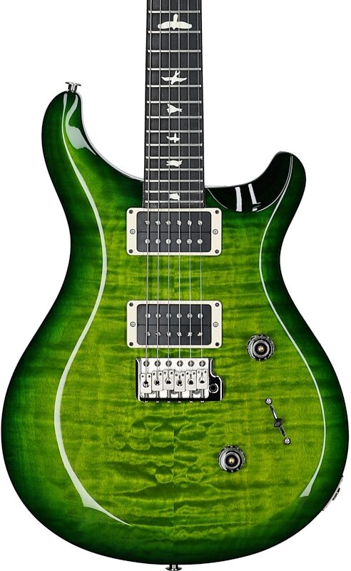 PRS Paul Reed Smith S2 Custom 24 Quilt Electric Guitar (with Gig Bag), Eriza Verde, Serial Number S2073122, Body Straight Front