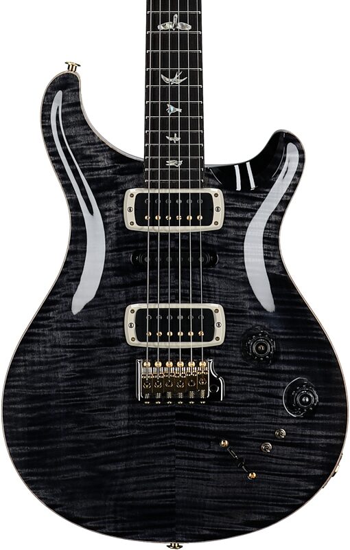 PRS Paul Reed Smith Modern Eagle V 10-Top Electric Guitar, (with case), Gray Black, Serial Number 0388698, Body Straight Front