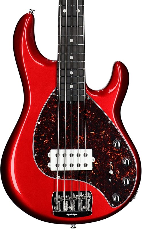 Ernie Ball Music Man StingRay 5 Special Electric Bass, 5-String (with Case), Candyman, Serial Number K04603, Body Straight Front