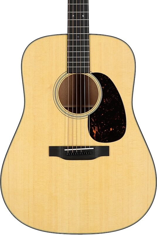 Martin D-18 Dreadnought Acoustic Guitar (with Case), Natural, Serial Number M2878548, Body Straight Front