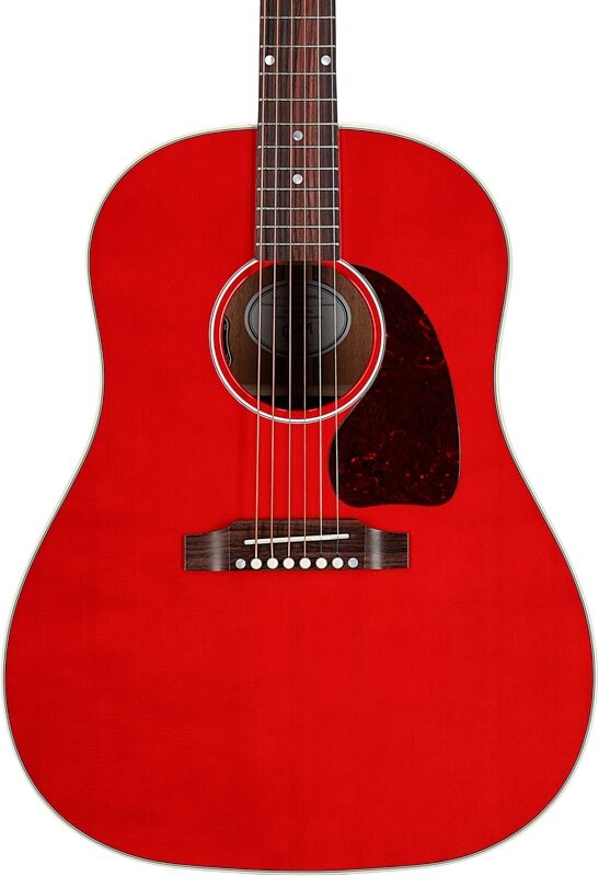 Gibson J-45 Standard Acoustic-Electric Guitar (with Case), Cherry, Serial Number 22274002, Body Straight Front