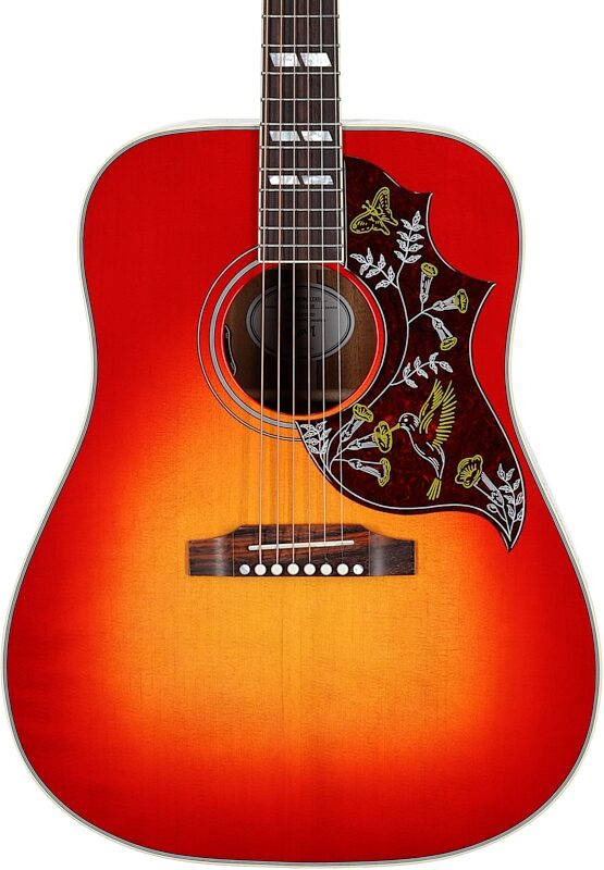 Gibson Hummingbird Standard Acoustic-Electric Guitar (with Case), Vintage Cherry Sunburst, Serial Number 22494108, Body Straight Front