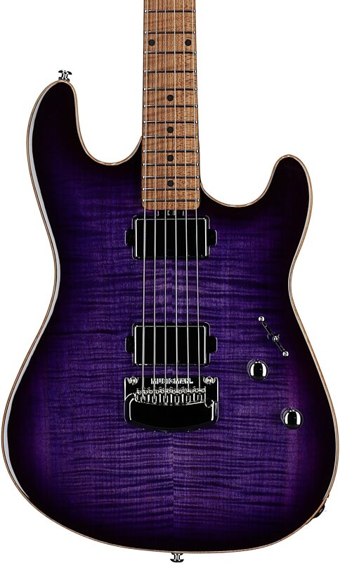 Ernie Ball Music Man Sabre HT Electric Guitar (with Case), Grape Slushie, Serial Number H07998, Body Straight Front