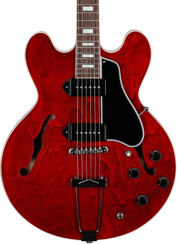 Gibson ES-330 Hollow Body Electric Guitar (with Case), Sixties Cherry, Serial Number 223640224, Body Straight Front