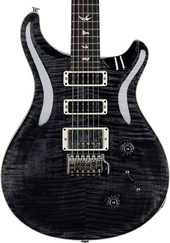 PRS Paul Reed Smith Studio Electric Guitar (with Case), Gray Black, Serial Number 0387363, Body Straight Front