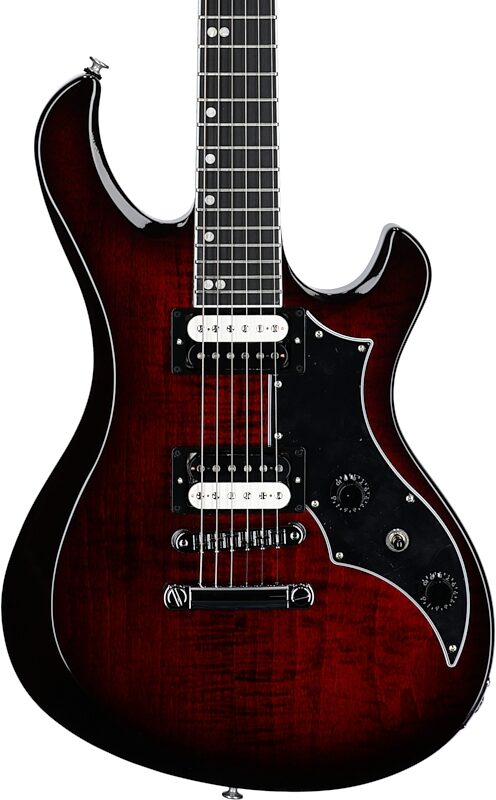 Gibson Victory Figured Top Electric Guitar (with Case), Wine Red, Serial Number 226440234, Body Straight Front
