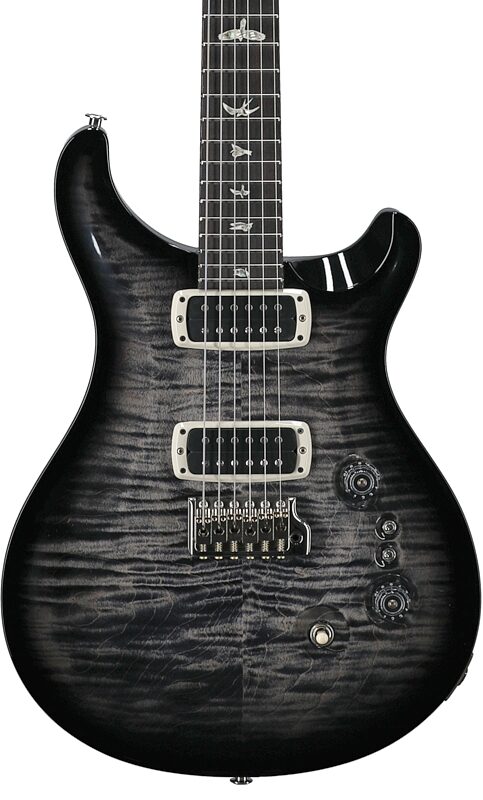 PRS Paul Reed Smith Custom 24-08 Pattern Regular Electric Guitar (with Case), Charcoal Wraparound Smokeburst, Serial Number 0392362, Body Straight Front