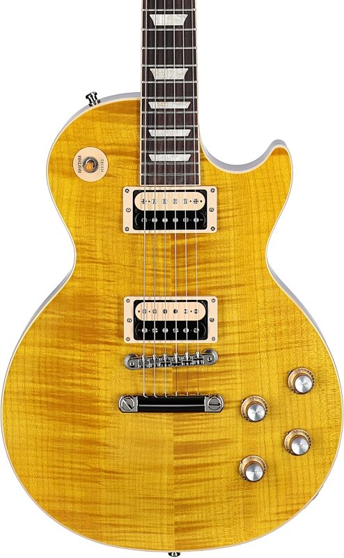 Gibson Slash Les Paul Standard Electric Guitar (with Case), Appetite Amber, Serial Number 217840193, Body Straight Front