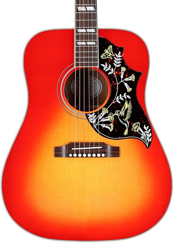 Gibson Hummingbird Standard Acoustic-Electric Guitar (with Case), Vintage Cherry Sunburst, Serial Number 23194142, Body Straight Front