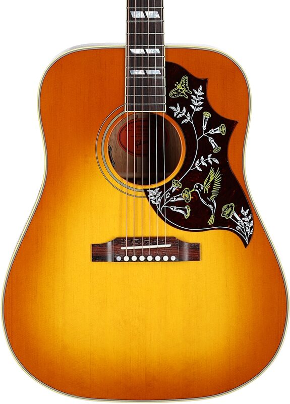 Gibson Hummingbird Original Acoustic-Electric Guitar (with Case), Heritage Cherry Sunburst, Serial Number 23094018, Body Straight Front