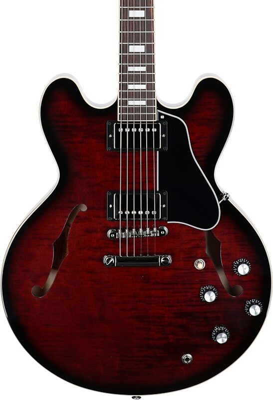 Gibson ES-335 Figured Electric Guitar (with Case), Blood Moon Burst, Serial Number 232040196, Body Straight Front
