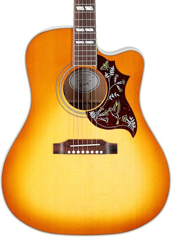 Gibson Hummingbird Standard Acoustic-Electric Guitar (with Case), Heritage Cherry Sunburst, Serial Number 23414098, Body Straight Front