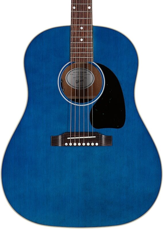 Gibson Limited Edition J-45 Standard Acoustic-Electric Guitar (with Case), Bluebonnet, Serial Number 23374072, Body Straight Front