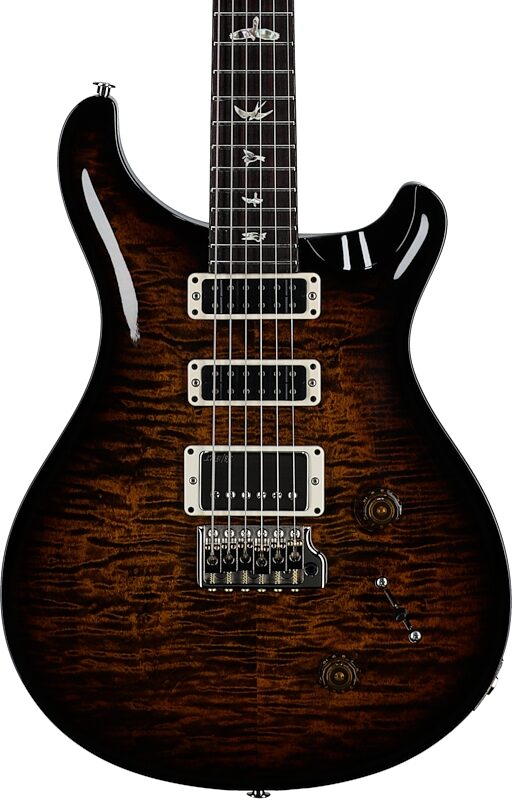 PRS Paul Reed Smith Studio Electric Guitar (with Case), Black Gold Burst, Serial Number 0392953, Body Straight Front