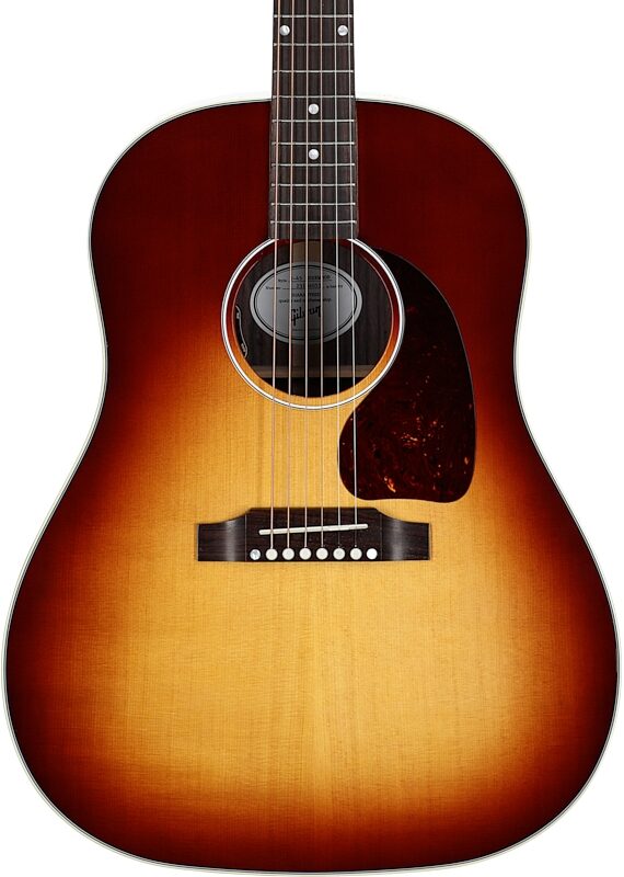 Gibson J-45 Standard Rosewood Acoustic-Electric Guitar (with Case), Rosewood Burst, Serial Number 23184053, Body Straight Front