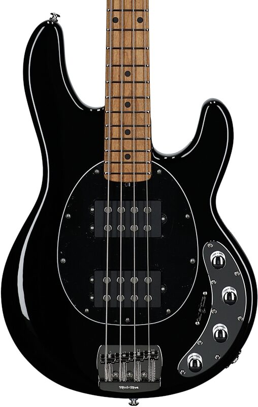 Ernie Ball Music Man StingRay Special HH Electric Bass (with Case), Black, Serial Number K05617, Body Straight Front