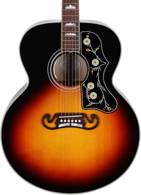 Gibson SJ-200 Standard Maple Jumbo Acoustic-Electric Guitar (with Case), Tri-Burst, Serial Number 20085063, Body Straight Front