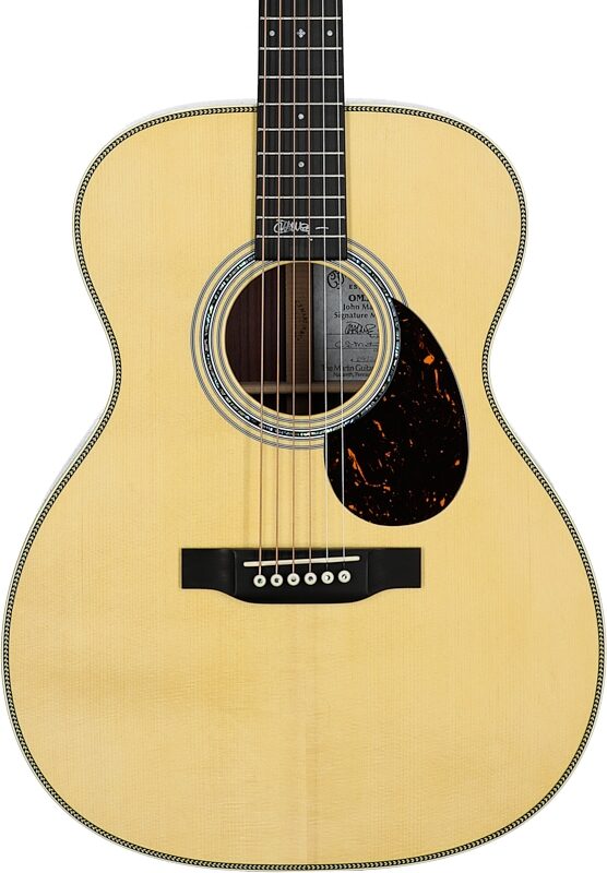 Martin OM-JM John Mayer Special Edition Acoustic-Electric Guitar (with Case), New, Serial Number M2920777, Body Straight Front