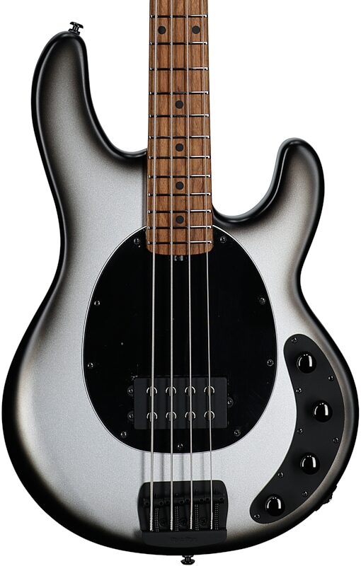 Ernie Ball Music Man StingRay Special Electric Bass (with Mono Case), Black Rock, Serial Number K06535, Body Straight Front