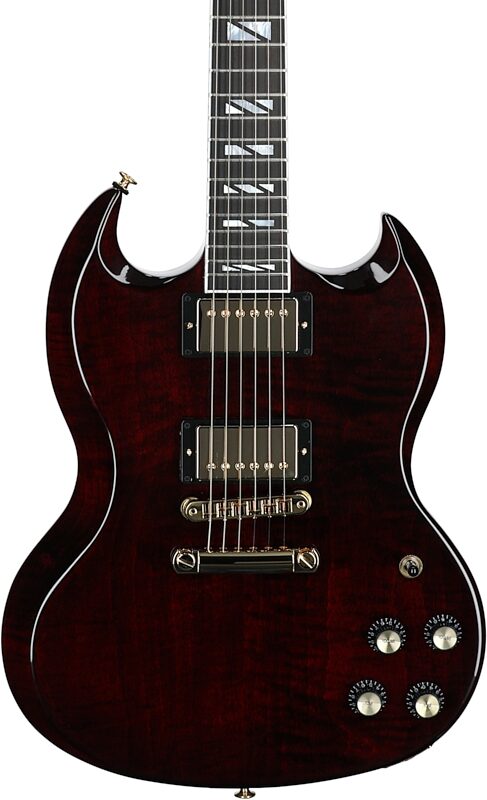Gibson SG Supreme Electric Guitar (with Case), Wine Red, Serial Number 234040048, Body Straight Front