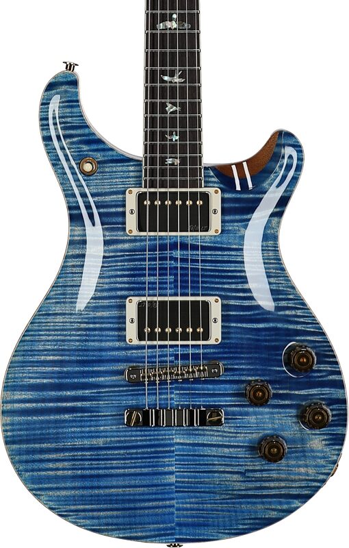 PRS Paul Reed Smith McCarty 594 10-Top Electric Guitar (with Case), Faded Blue Jean, Serial Number 0396061, Body Straight Front