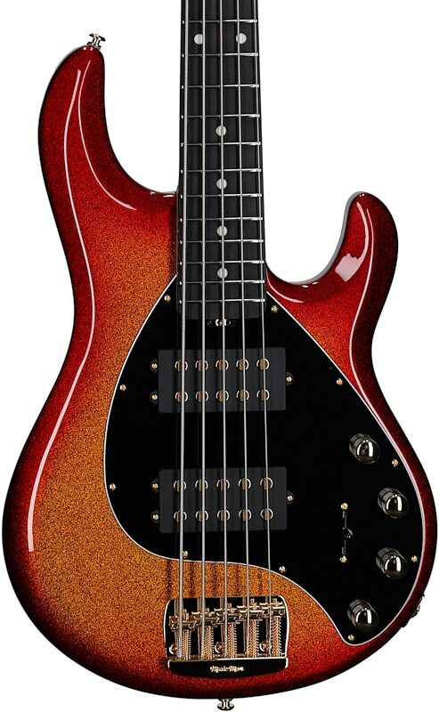 Ernie Ball Music Man StingRay 5 Special HH Electric Bass (with Case), Cherry Punch, Ebony Fretboard, Serial Number K05680, Body Straight Front