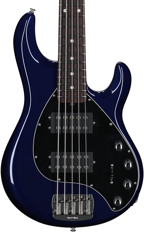 Ernie Ball Music Man StingRay 5 Special HH Electric Bass (with Case), Butane Blue, Serial Number K05797, Body Straight Front