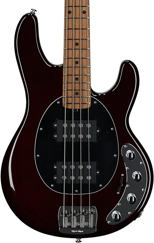 Ernie Ball Music Man StingRay Special HH Electric Bass (with Case), Oxblood, Serial Number K06519, Body Straight Front