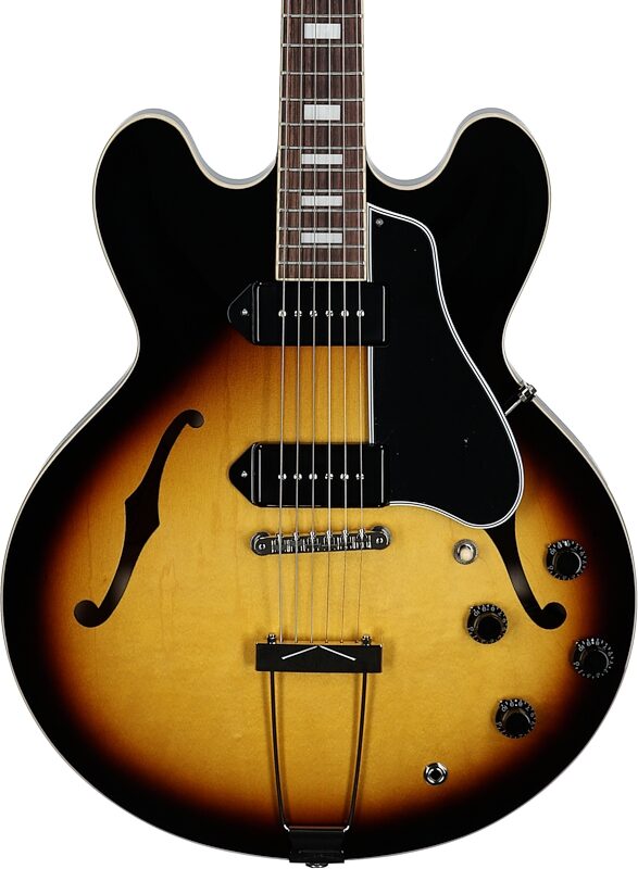 Gibson ES-330 Hollow Body Electric Guitar (with Case), Tobacco Sunburst, Serial Number 233840082, Body Straight Front