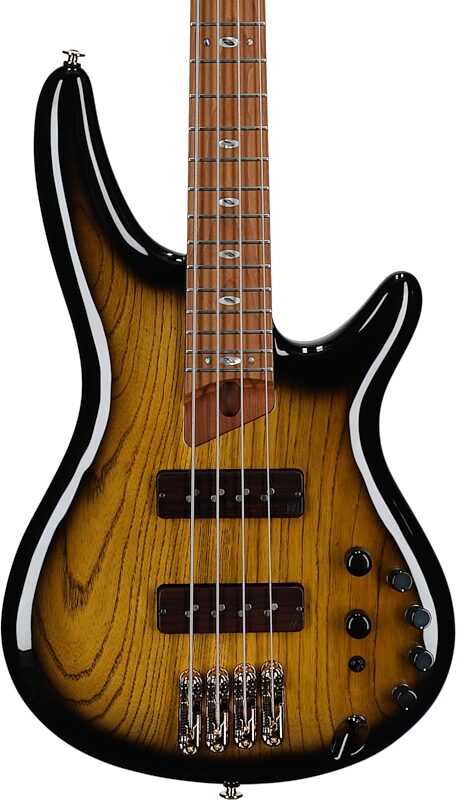 Ibanez SR4500 Prestige Electric Bass (with Case), Desert Sunset Burst, Serial Number 210001F2506187, Body Straight Front