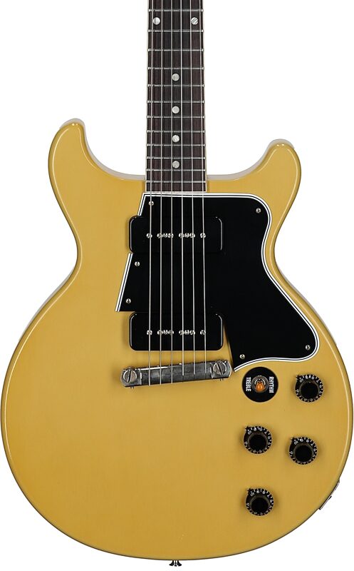 Gibson Custom 1960 Les Paul Special Double Cut Electric Guitar (with Case), TV Yellow, Serial Number 05010, Body Straight Front