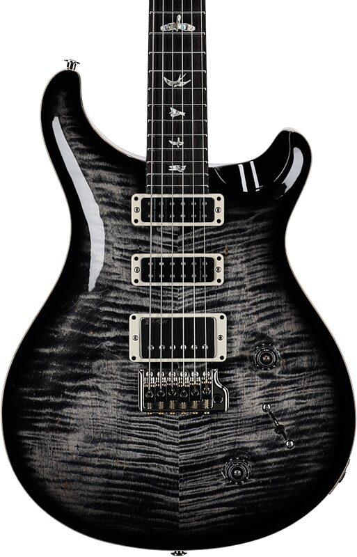 PRS Paul Reed Smith Studio Electric Guitar (with Case), Charcoal Burst, Serial Number 0401479, Body Straight Front