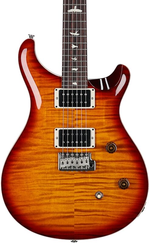 PRS Paul Reed Smith CE24 Electric Guitar (with Gig Bag), Dark Cherry Sunburst, Serial Number 0402530, Body Straight Front