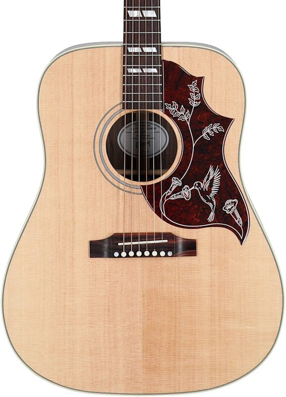 Gibson Hummingbird Studio Rosewood Acoustic-Electric Guitar, Satin Natural, Serial Number 20645108, Body Straight Front