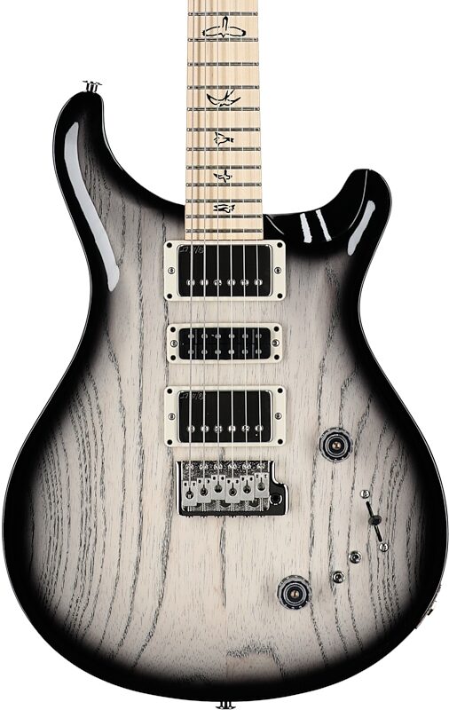 PRS Paul Reed Smith Swamp Ash Special Maple Electric Guitar (with Gig Bag), White Doghair, Serial Number 0404728, Body Straight Front