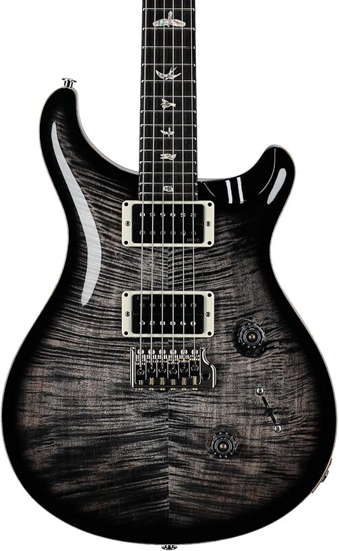 PRS Paul Reed Smith Custom 24 Gen III Electric Guitar (with Case), Charcoal Burst, Serial Number 0403082, Body Straight Front