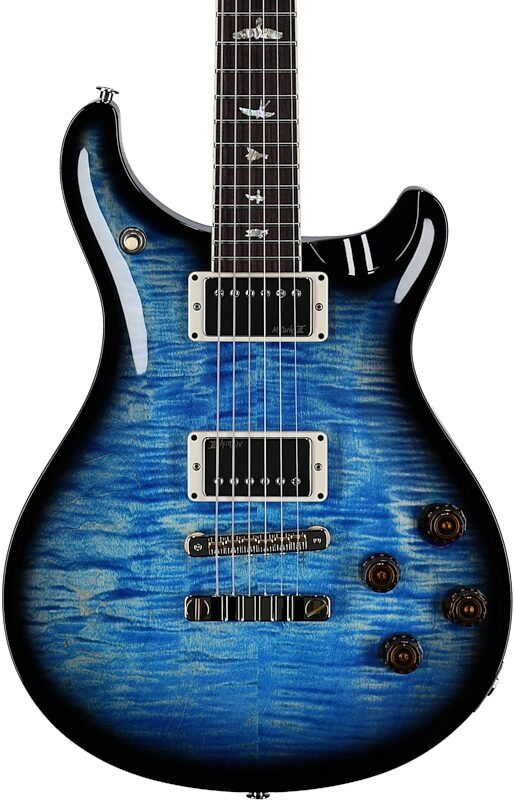 PRS Paul Reed Smith McCarty 594 Electric Guitar (with Case), Faded Blue Jean Wraparound Smoke, Serial Number 0403875, Body Straight Front