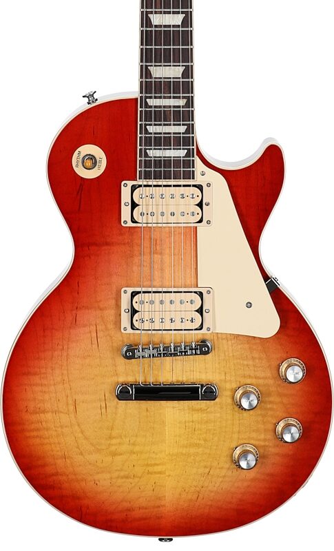 Gibson Limited Edition Les Paul Standard '60s Double Trouble Electric Guitar, Vintage Cherry Sunburst, Serial Number 210050306, Body Straight Front