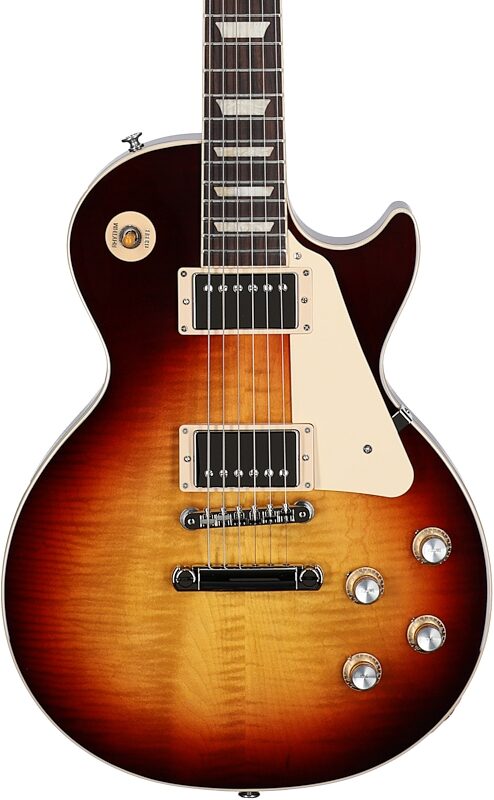 Gibson Exclusive '60s Les Paul Standard AAA Flame Top Electric Guitar (with Case), Bourbon Burst, Serial Number 235240116, Body Straight Front