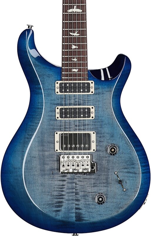 PRS Paul Reed Smith S2 Studio Electric Guitar, Faded Gray Black Blue Burst, Serial Number S2080103, Body Straight Front