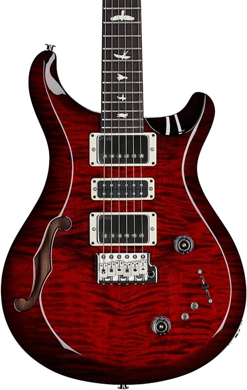 PRS Paul Reed Smith S2 Special Semi-Hollow Electric Guitar (with Gig Bag), Fire Red Burst, Serial Number S2080465, Body Straight Front