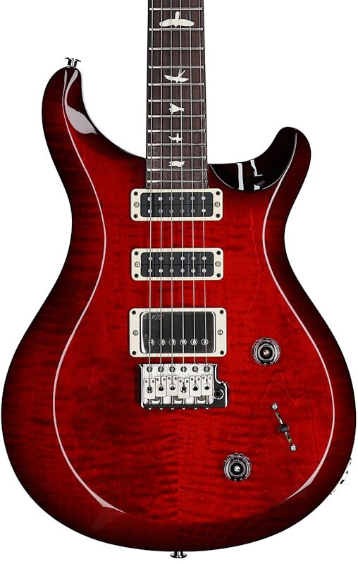 PRS Paul Reed Smith S2 Studio Electric Guitar, Fire Red Burst, Serial Number S2080135, Body Straight Front
