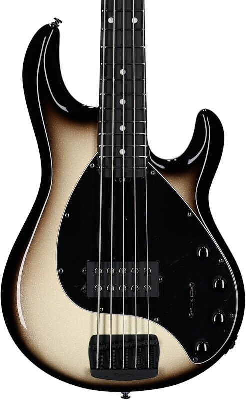 Ernie Ball Music Man StingRay 5 Special Electric Bass, 5-String (with Case), Brulee, Ebony Fretboard, Serial Number K07626, Body Straight Front