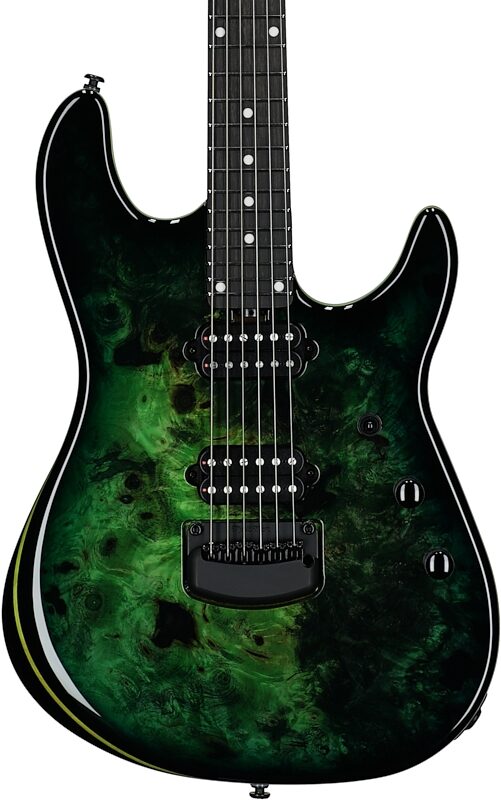 Ernie Ball Music Man Jason Richardson Cutlass HT Electric Guitar, (with Gig Bag), Kokiri Forest Green, Serial Number S12054, Body Straight Front