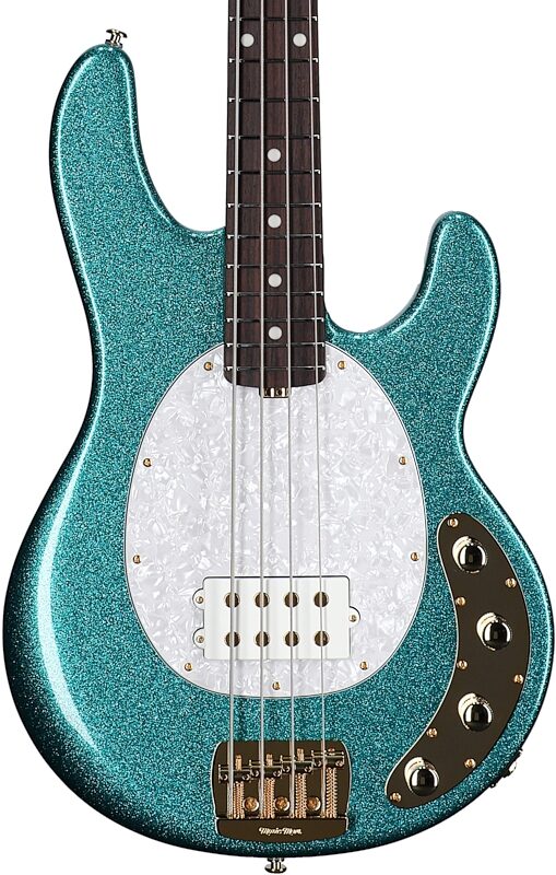 Ernie Ball Music Man StingRay Special Electric Bass (with Mono Case), Ocean Sparkle, Serial Number K06317, Body Straight Front