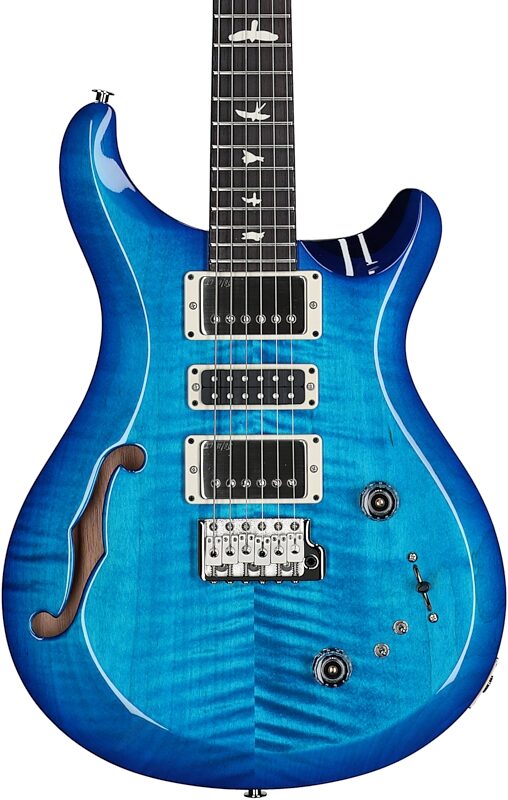 PRS Paul Reed Smith S2 Special Semi-Hollow Electric Guitar (with Gig Bag), Lake Blue, Serial Number S2080802, Body Straight Front