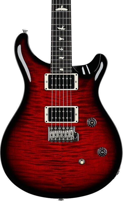 PRS Paul Reed Smith CE24 Electric Guitar (with Gig Bag), Fire Red Wraparound Smokeburst, Serial Number 0405650, Body Straight Front
