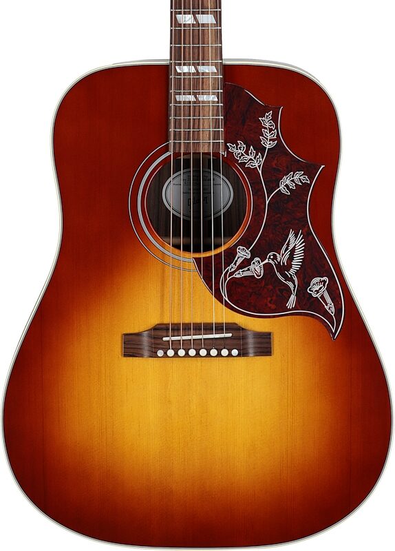 Gibson Hummingbird Studio Rosewood Acoustic-Electric Guitar, Rosewood Burst, Serial Number 21155068, Body Straight Front